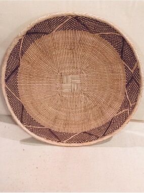 One of a Kind! NEW Woven Basket. Made by Binga people of Zambia Zimbabwe Africa